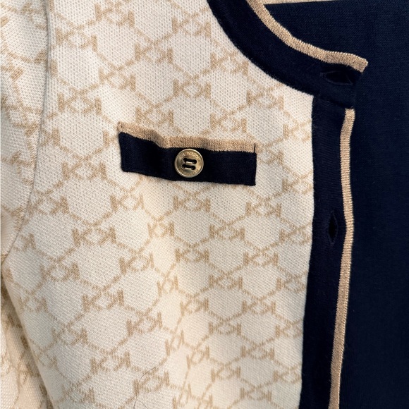 NWOT Beige and Black Patterned Suit - Picture 4 of 8